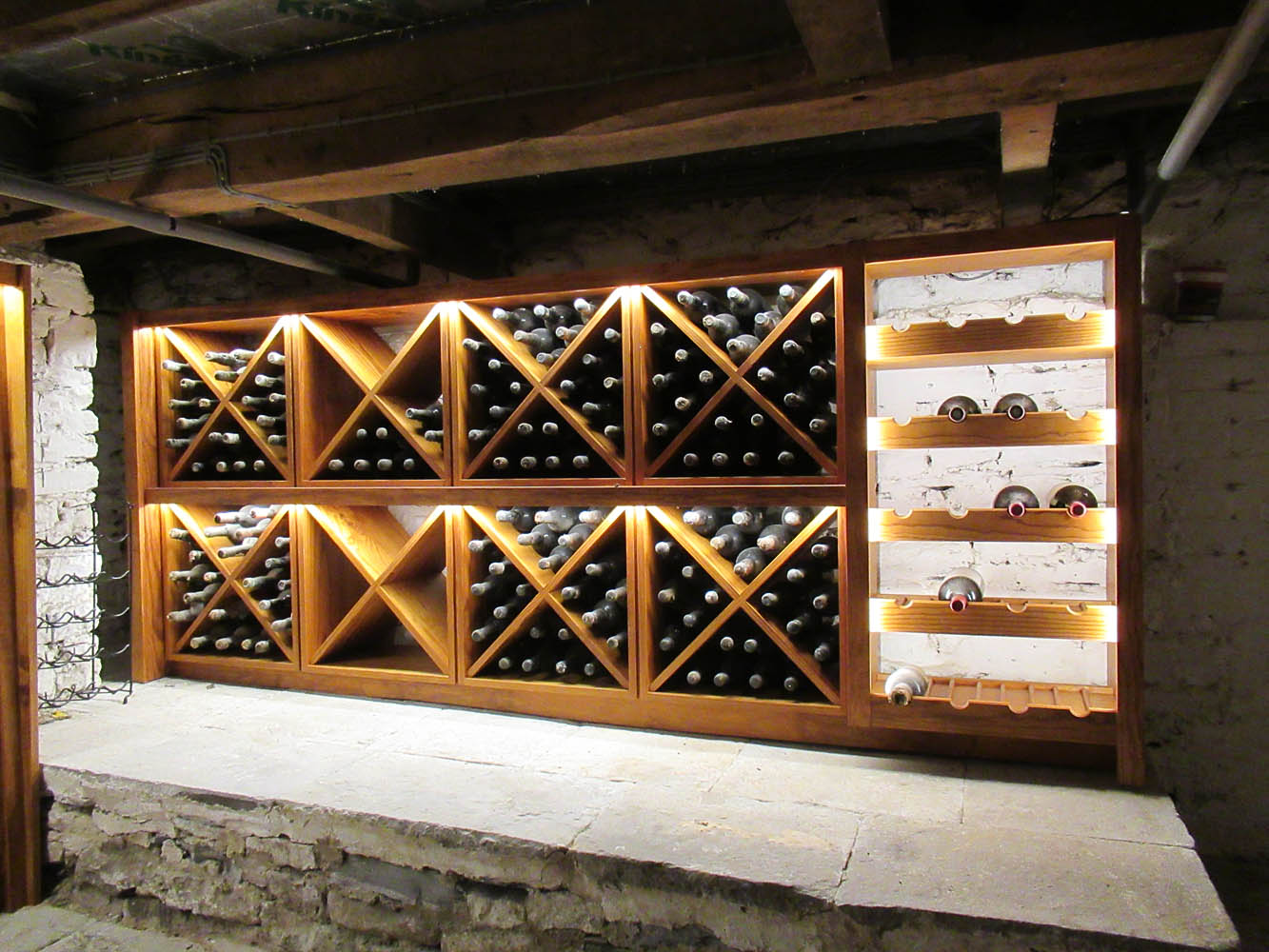 Bespoke wine cellar, Shropshire